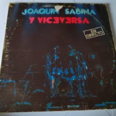 Discos de vinilo: JOAQUÍN SABINA Y VICEVERSA EN DIRECTO 1986 DOBLE LP. Lote 388985729