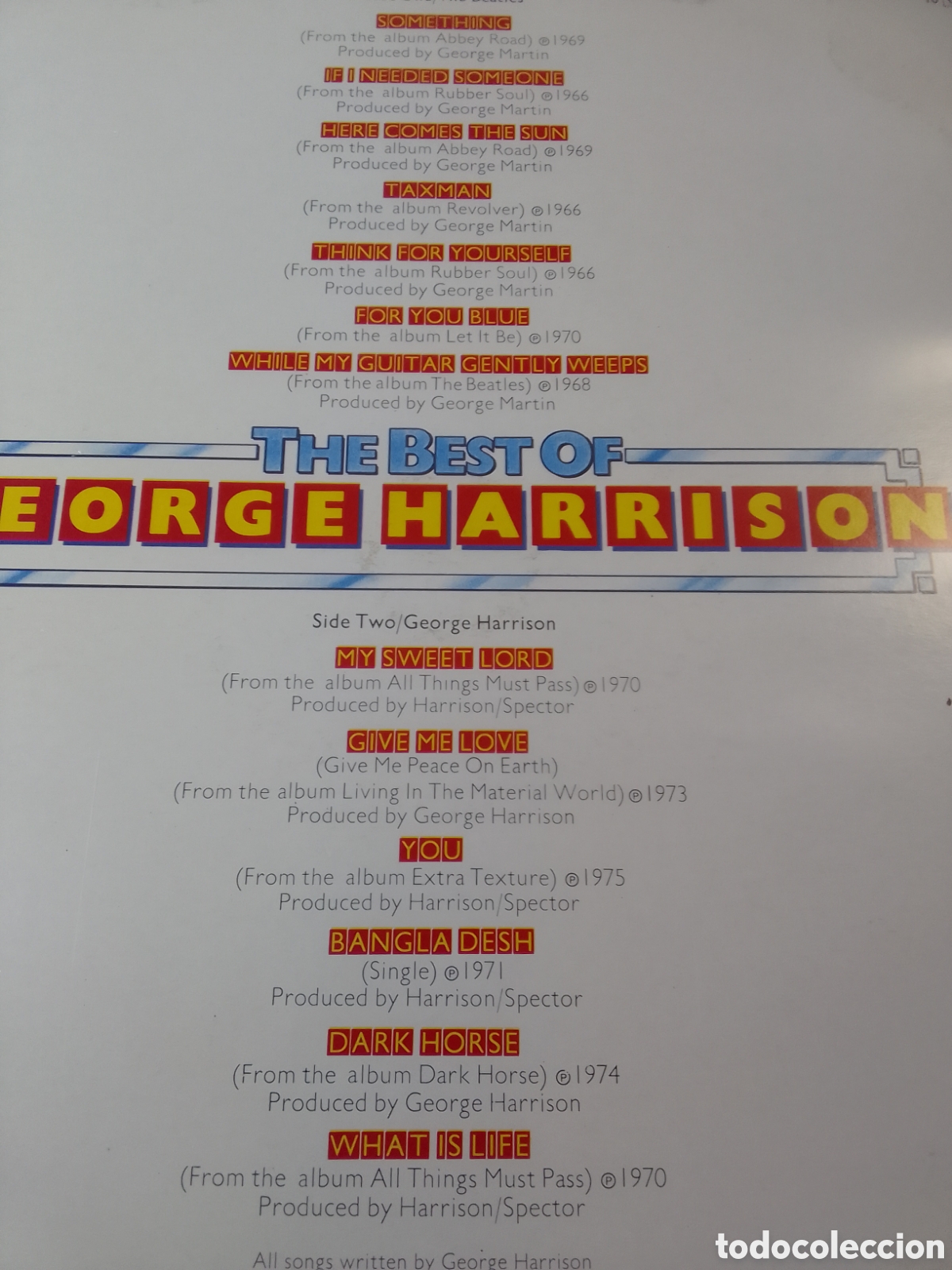 Discos de vinilo: GEORGE HARRISON THE BEST - Foto 2