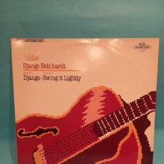 Discos de vinilo: DJANGO REINHARDT. 2 LP. DJANGO-SWING IT LIGHTLY. Lote 389014764