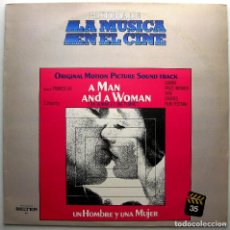 Discos de vinilo: FRANCIS LAI - A MAN AND A WOMAN (UN HOMBRE Y UNA MUJER) - LP BELTER 1982 COMO NUEVO BPY. Lote 389029539