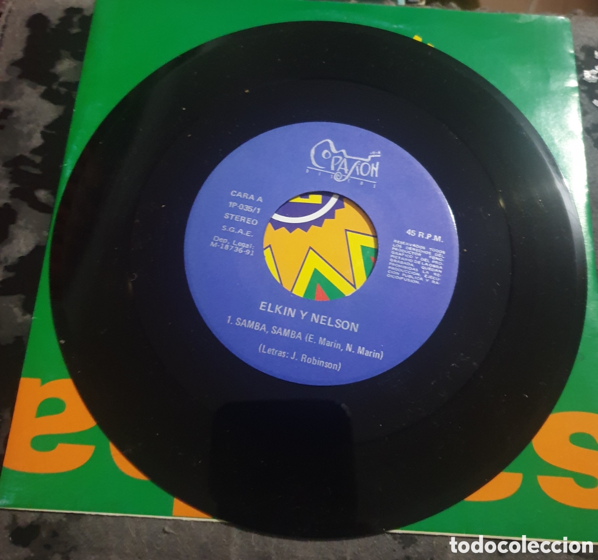 Discos de vinilo: Elkin & Nelson - samba - Foto 2