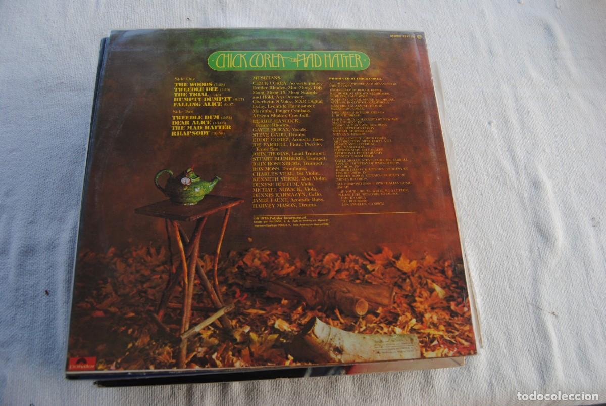 Discos de vinilo: 22.- chick corea. . mad Hatter, lp Polydor 1978. spain. - Foto 2