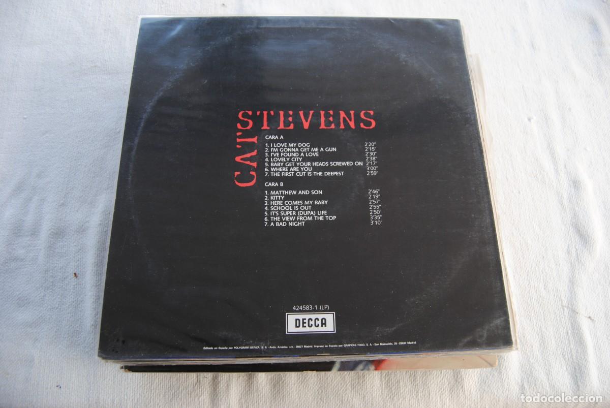 Discos de vinilo: 22.- cat stevens. lp. decca 1982. perfecto - Foto 2