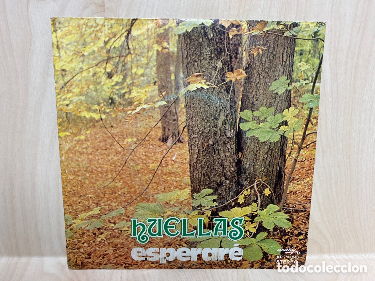 Discos de vinilo: Huellas - Esperar&eacute; (7&rdquo;, Single) - Foto 1