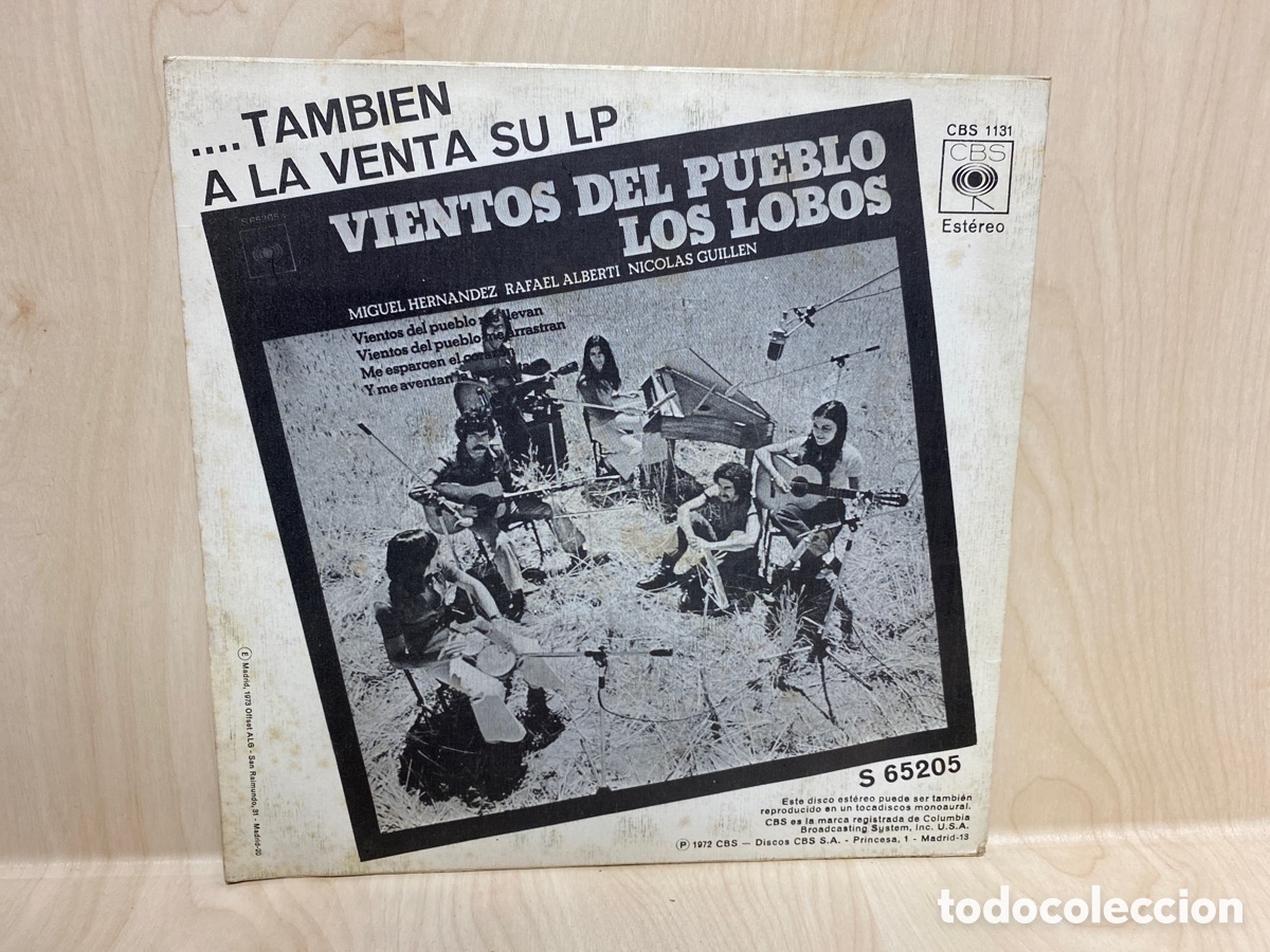 Discos de vinilo: Los Lobos - Coco Cacao (7&rdquo;, Single) - Foto 2