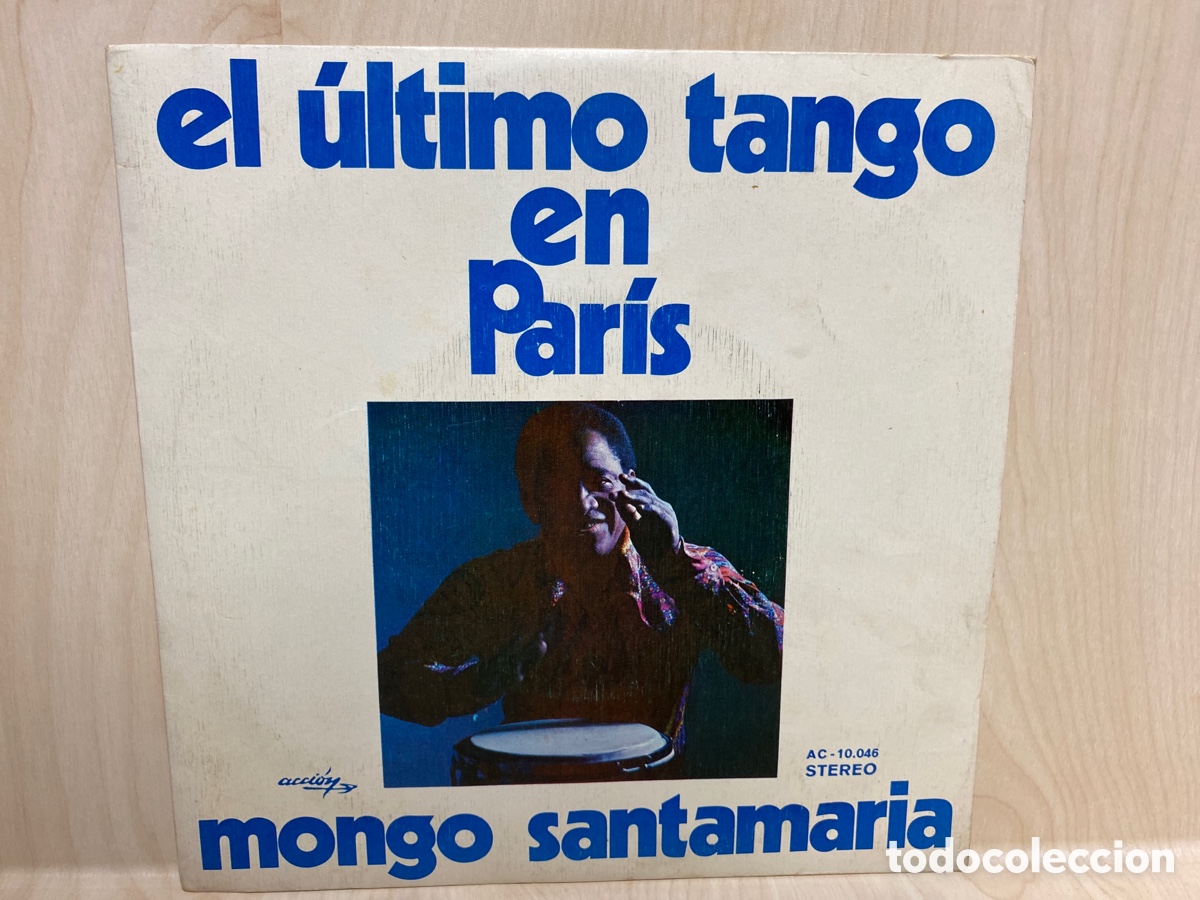 Discos de vinilo: Mongo Santamaria - El &Uacute;ltimo Tango En Par&iacute;s (7&rdquo;, Single) - Foto 1