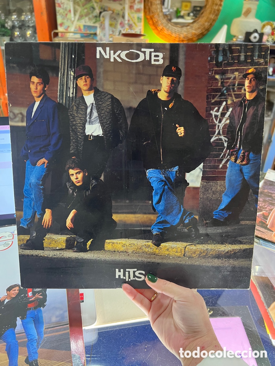 Discos de vinilo: LP NKOTB - HITS - Foto 1