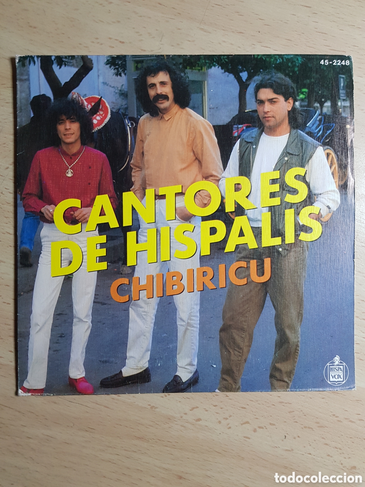 Discos de vinilo: Single 7&rdquo; Cantores de hispalis 1982 Chibiricu - Foto 1