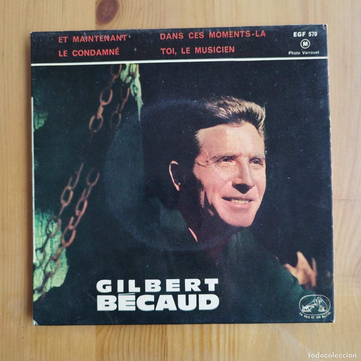 Discos de vinilo: VINILO GILBERT BECAUD ET MAINTENANT , LE CONDAMNE - Foto 1