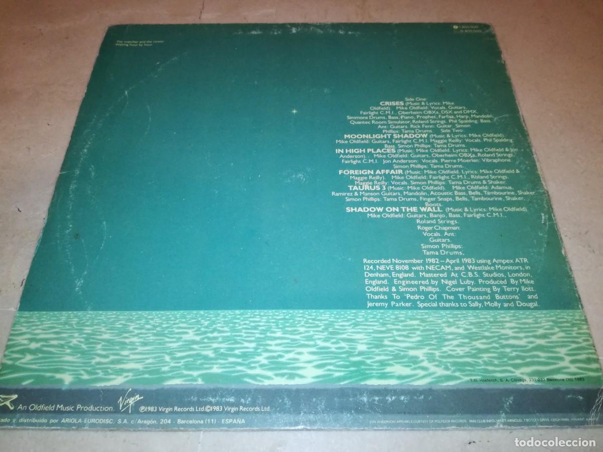 Discos de vinilo: MIKE OLDFIELD-CRISES-ORIGINAL ESPA&Ntilde;OL 1983 - Foto 2