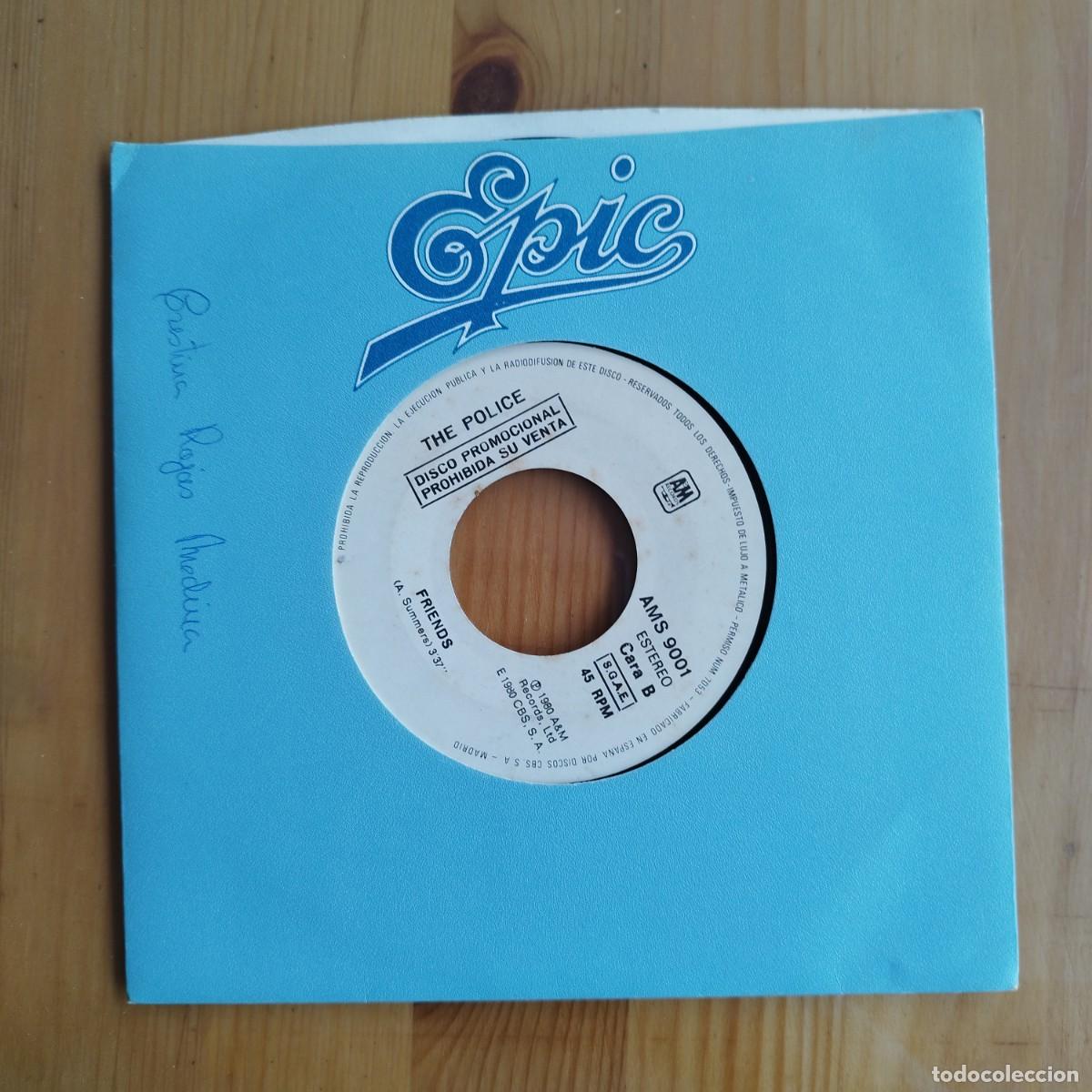 Discos de vinilo: VINILO EPIC THE POLICE FRIENDS, DON'T STAND SO CLOSE TO ME