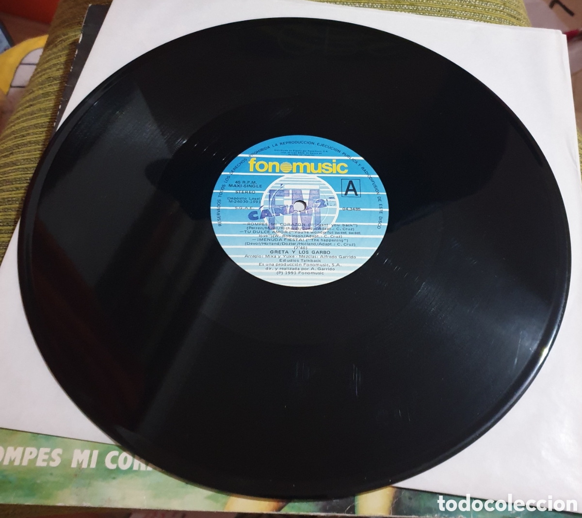 Discos de vinilo: Greta y los garbo - remix - Foto 2
