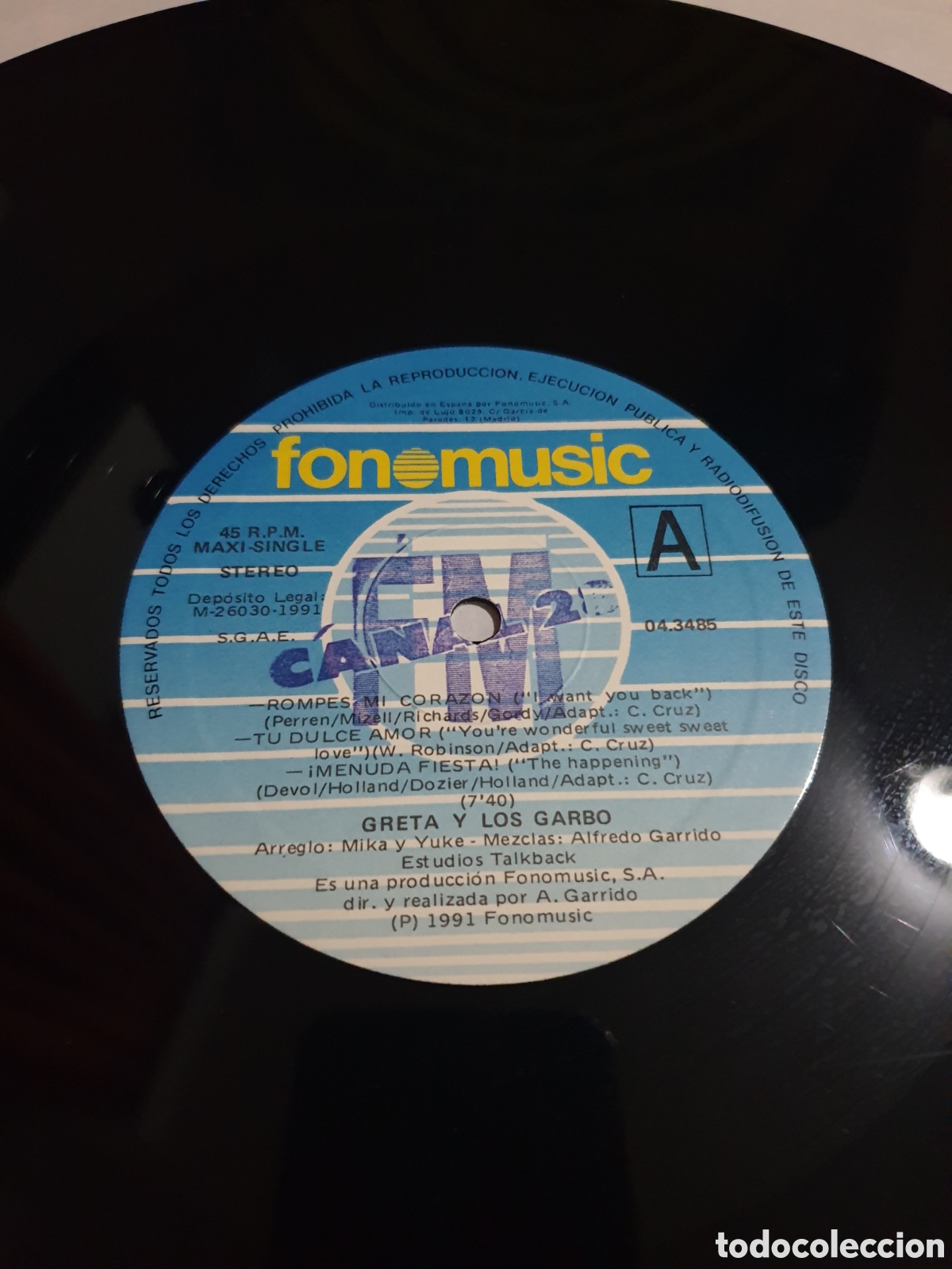 Discos de vinilo: Greta y los garbo - remix - Foto 3