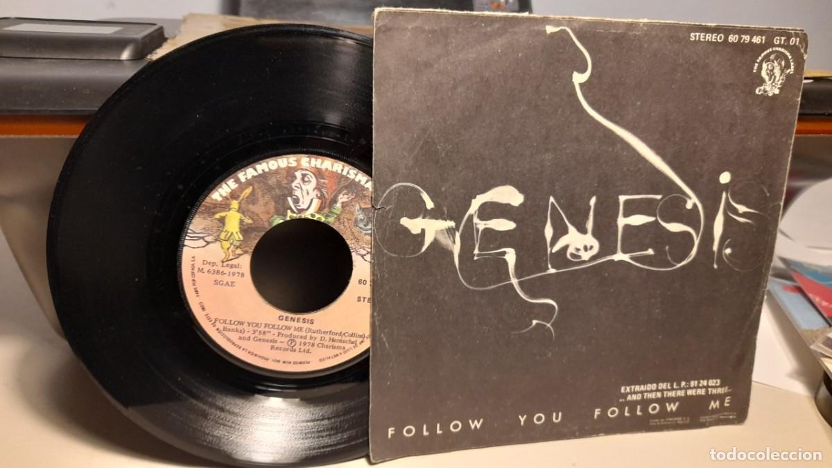 Discos de vinilo: SG GENESIS : FOLLOW ME - Foto 2