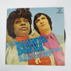 Discos de vinilo: DANNY & DONNA. EL VALS DE LAS MARIPOSAS. SINGLE. TDKSG. Lote 389104939