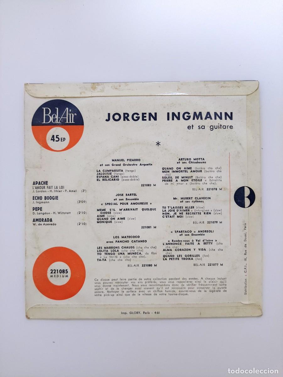 Discos de vinilo: Jorgen Ingmann Et Sa Guitare* &ndash; Apache - Foto 2