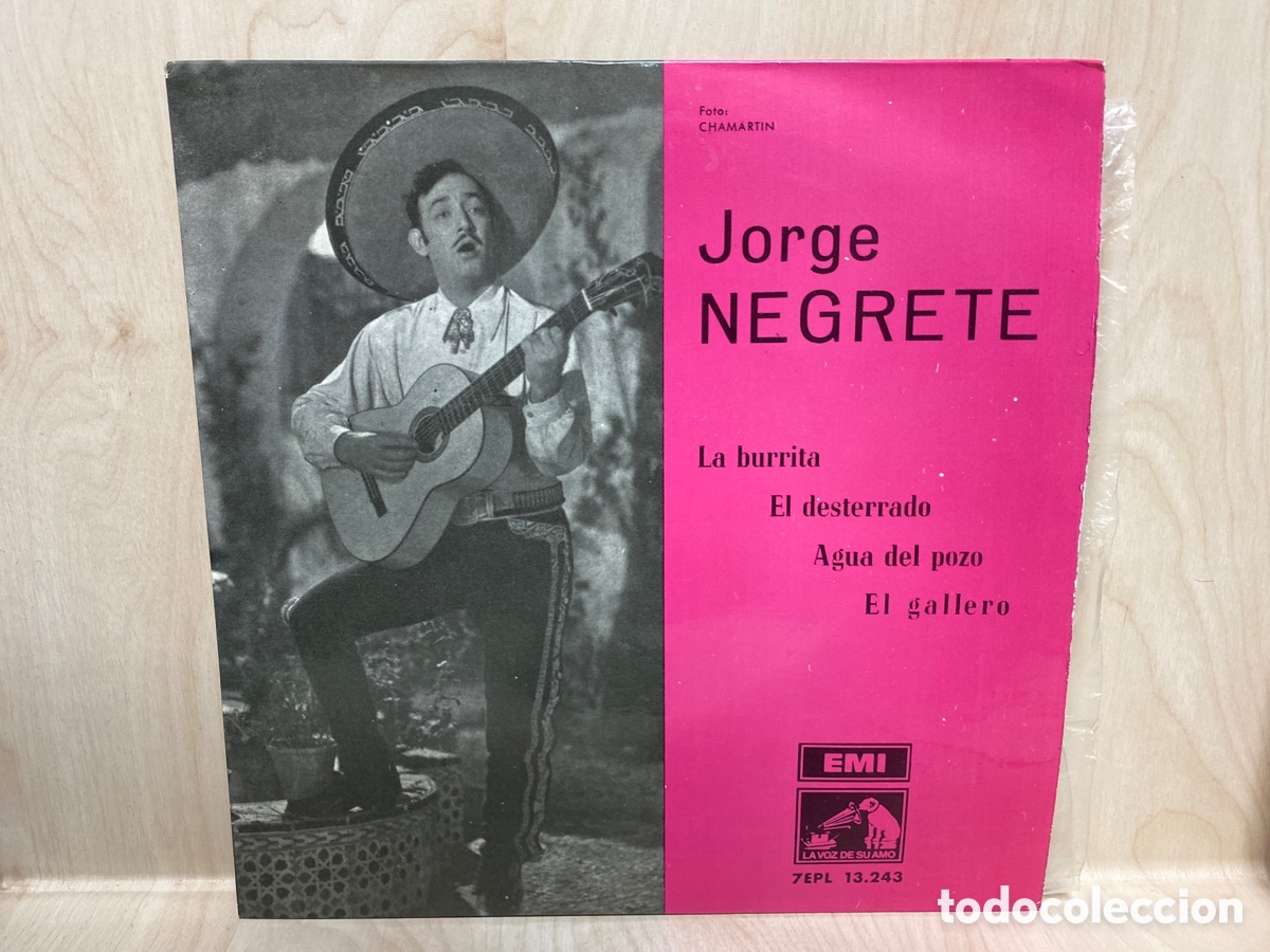Discos de vinilo: Jorge Negrete - La Burrita (7&rdquo;, EP) - Foto 1