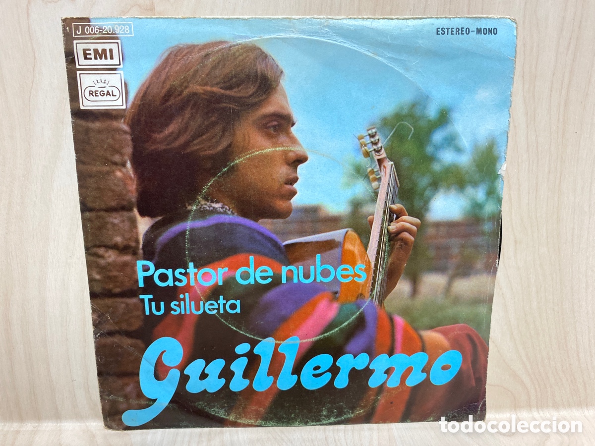 Discos de vinilo: Guillermo - Pastor De Nubes (7&rdquo;, Single) - Foto 1