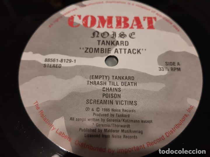 Discos de vinilo: TANKARD -ZOMBIE ATTACK- (1986) LP DISCO VINILO - Foto 2