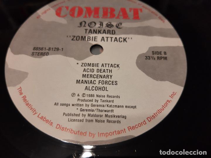 Discos de vinilo: TANKARD -ZOMBIE ATTACK- (1986) LP DISCO VINILO - Foto 3