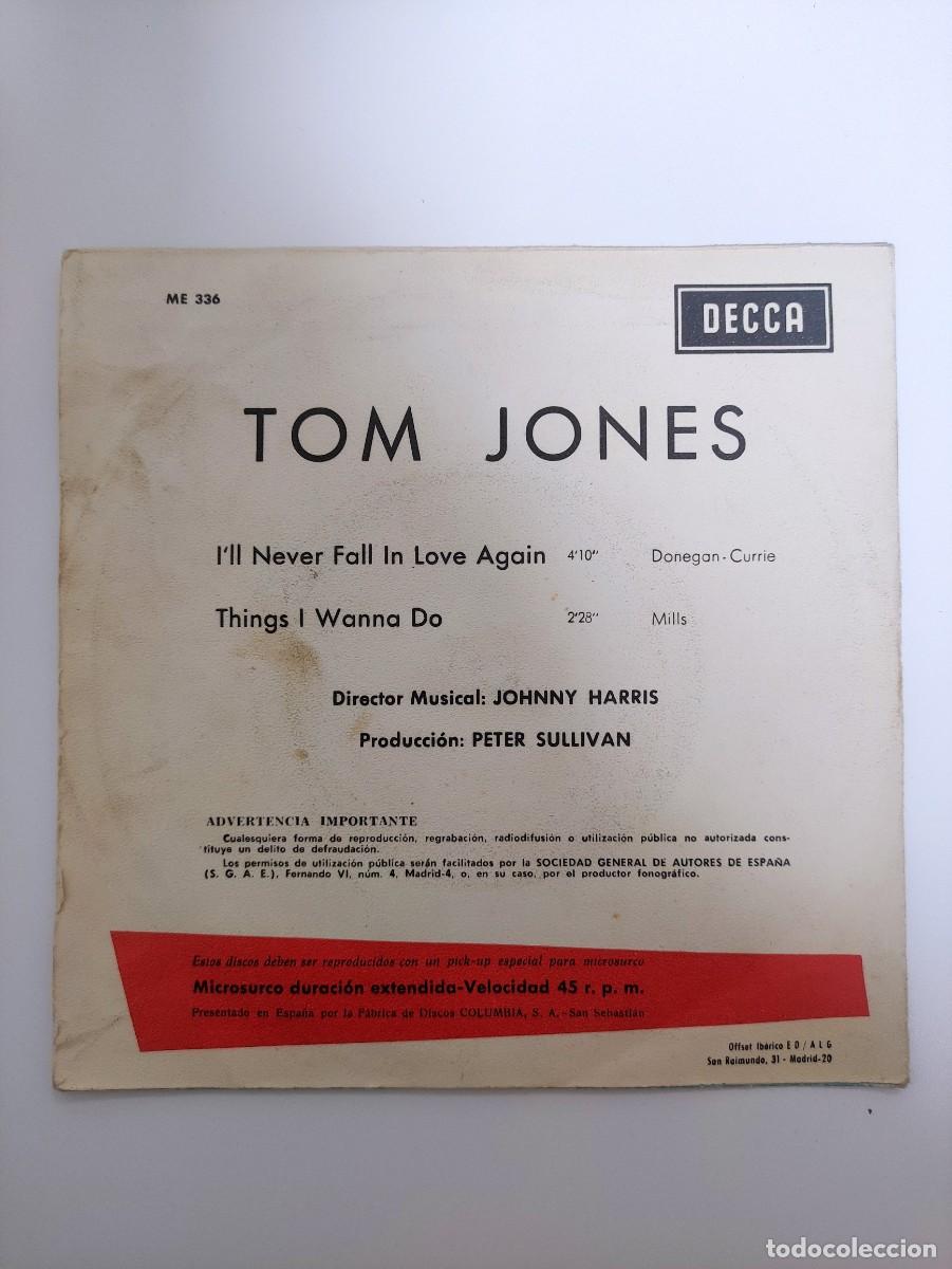 Discos de vinilo: lote vinilos TOM JONES - Foto 4