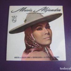 Discos de vinilo: MARIA ALEJANDRA, LA FOLKLORISTA DE MEXICO – ADELITA +3 - EP PHILIPS 1967 - BOLERO, RANCHERA