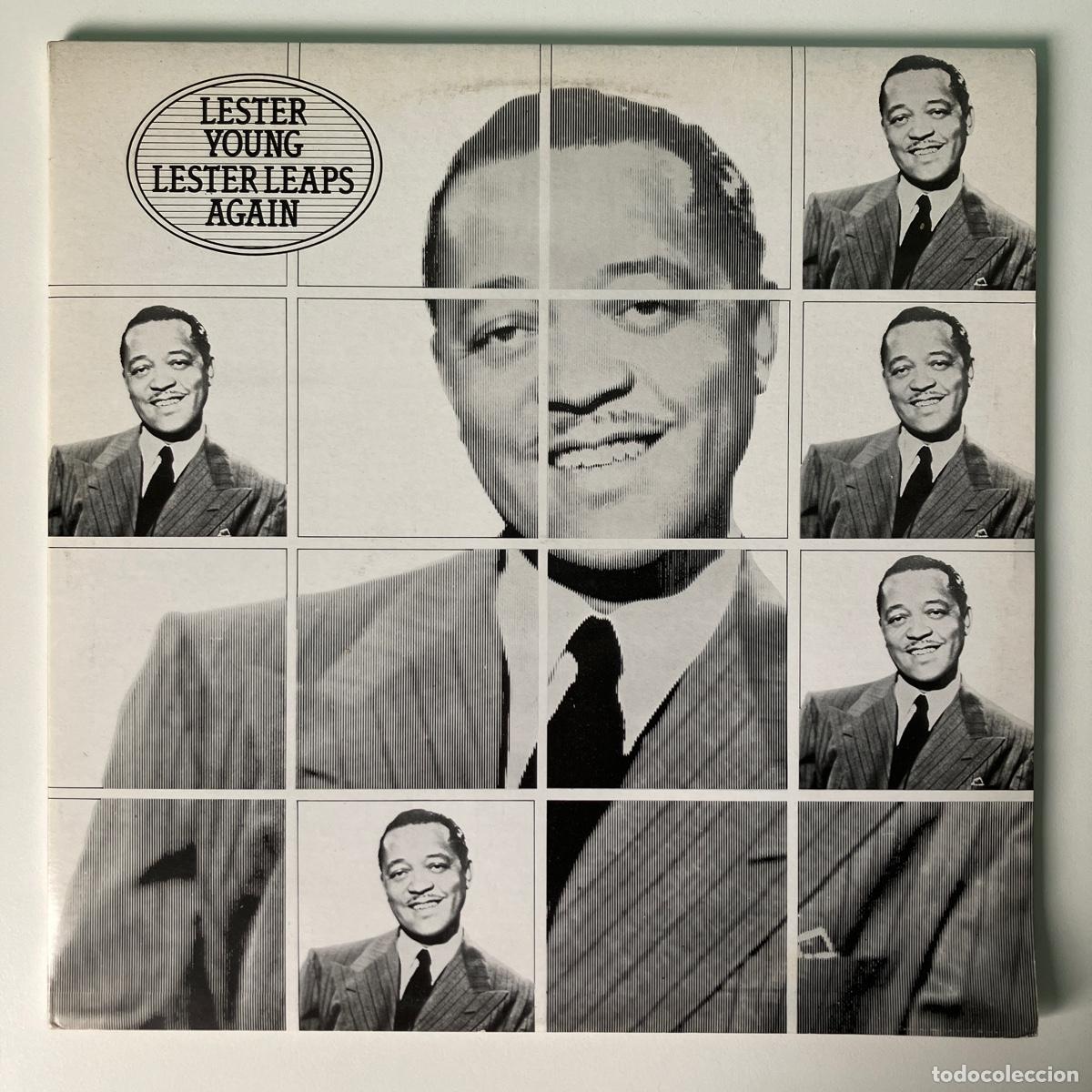 Discos de vinilo: Lester Young &ndash; Lester Leaps Again, 2 LPs, UK 1981 Affinity - Foto 1