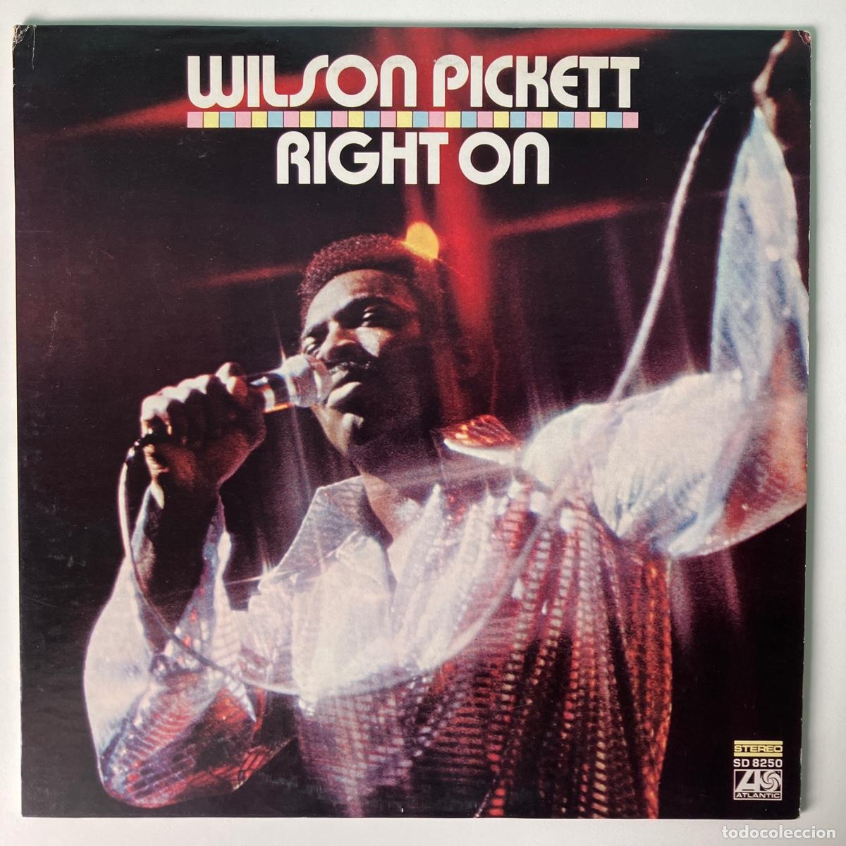 Discos de vinilo: Wilson Pickett &lrm;&ndash; Right On, US 1970 Atlantic - Foto 1