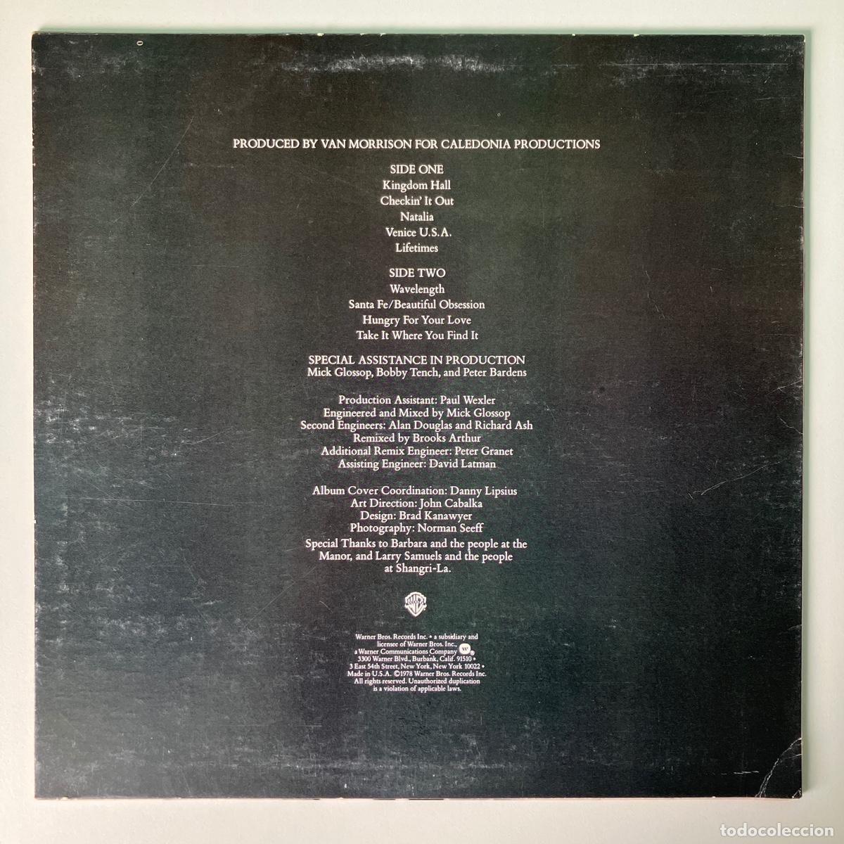 Discos de vinilo: Van Morrison &lrm;&ndash; Wavelength, US 1978 Warner Bros - Foto 2