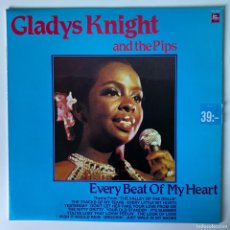 Discos de vinilo: GLADYS KNIGHT AND THE PIPS – EVERY BEAT OF MY HEART, UK 1982 TAMLA MOTOWN. Lote 389339704