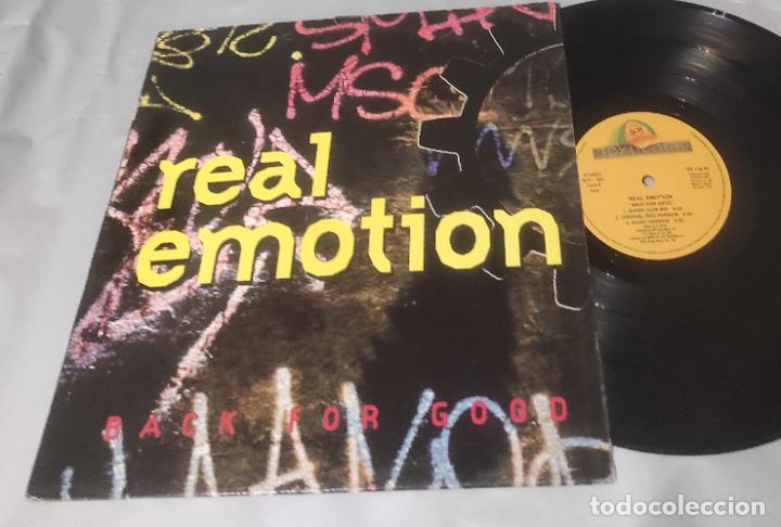 Discos de vinilo: Real Emotion &lrm;&ndash; Back For Good-MAXI-ESPA&Ntilde;A-** - Foto 1