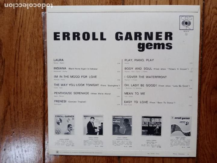 Discos de vinilo: Erroll Garner - gems - Foto 2