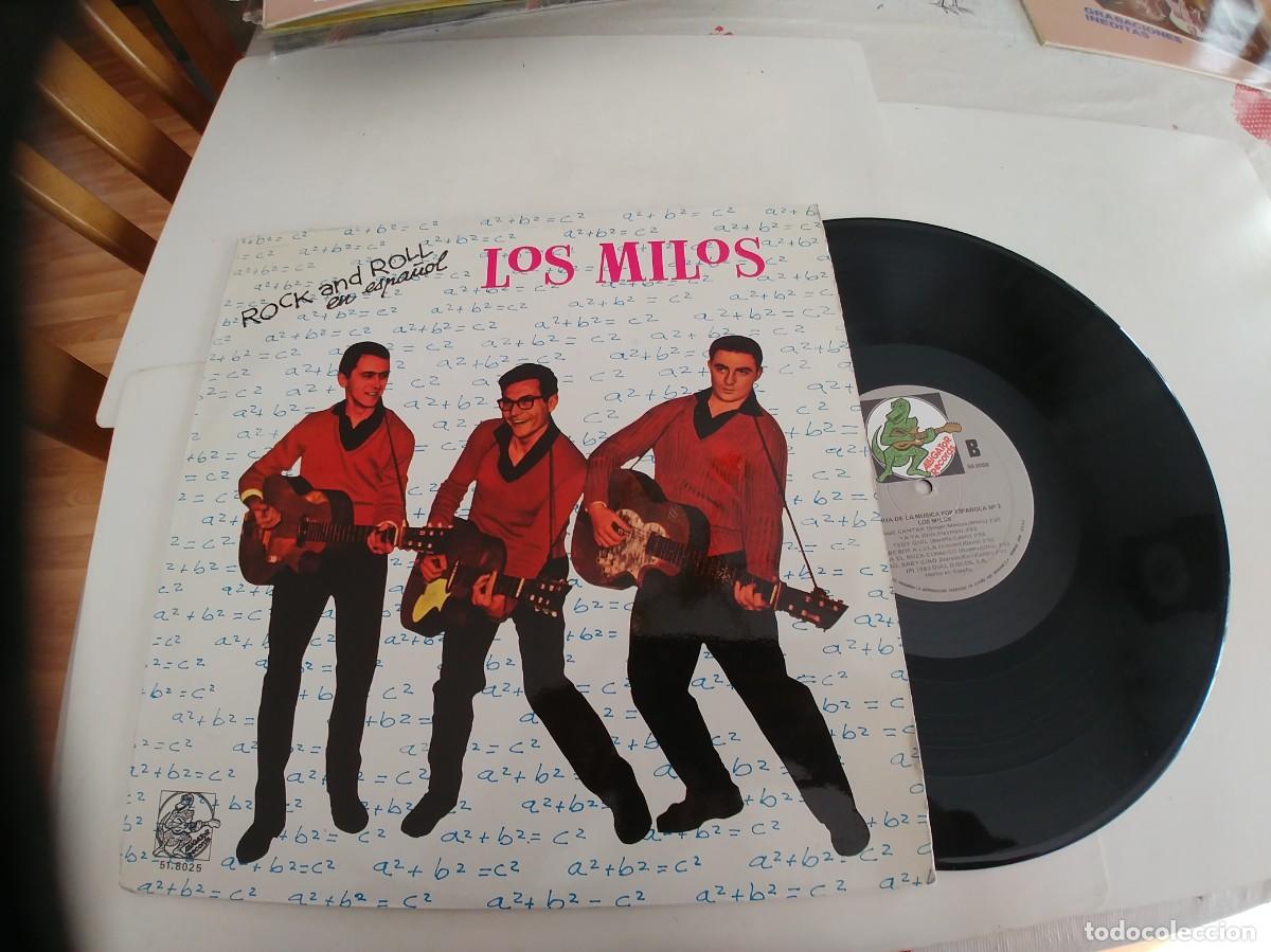 Discos de vinilo: LOS MILOS-LP ROCK AND ROLL EN ESPA&Ntilde;OL - Foto 1
