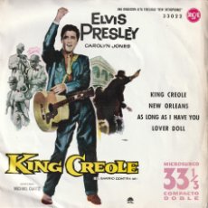 Discos de vinilo: ELVIS PRESLEY - KING CREOLE + 3 (EP RCA 1961 ESPAÑA). Lote 389382524