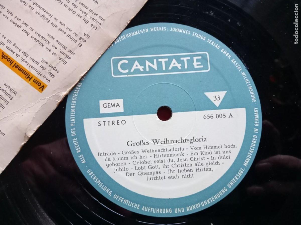 Discos de vinilo: LP GROBES WEIHNACHTSGLORIA - Foto 4