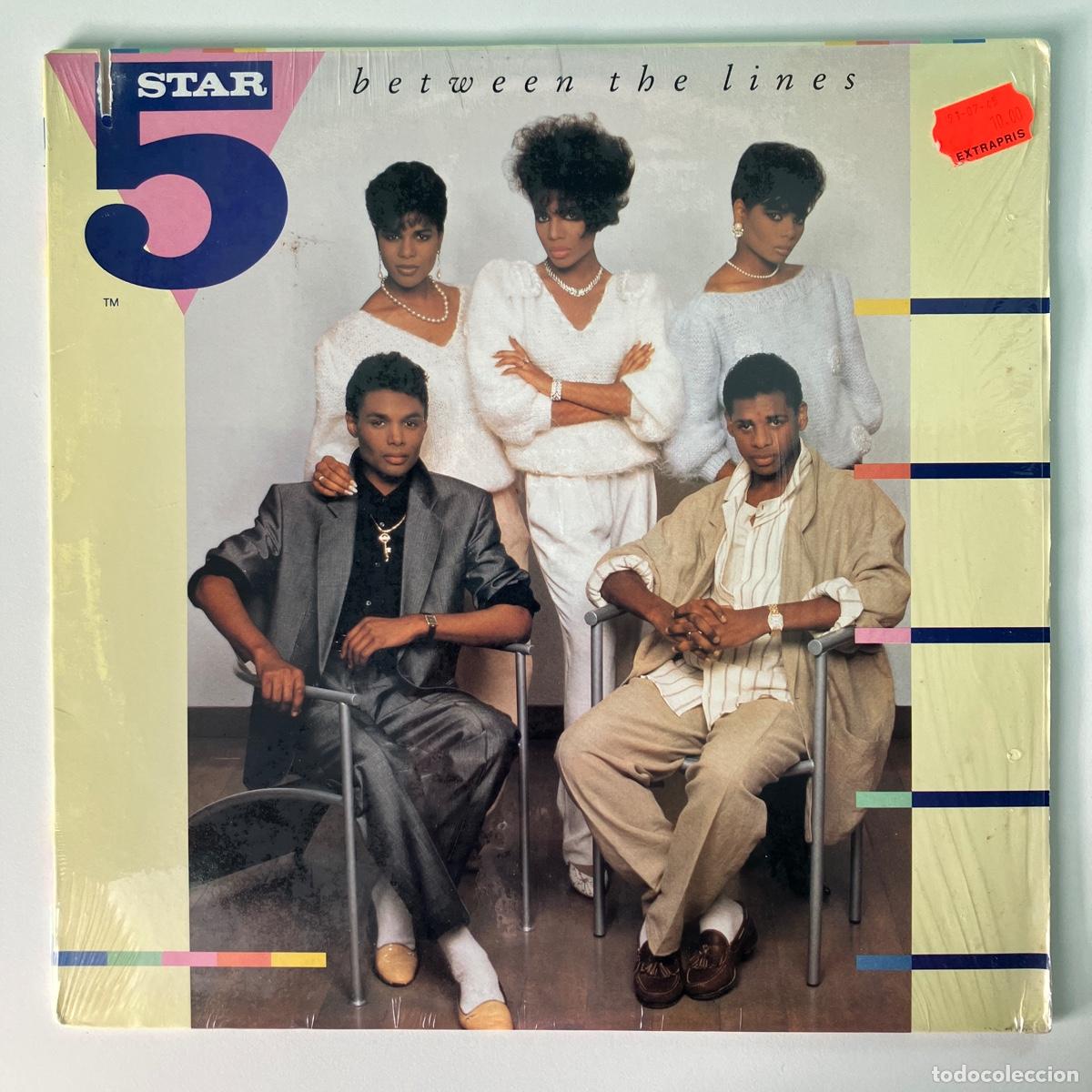 Discos de vinilo: Five Star &lrm;&ndash; Between The Lines, US 1987 Tent - Foto 1
