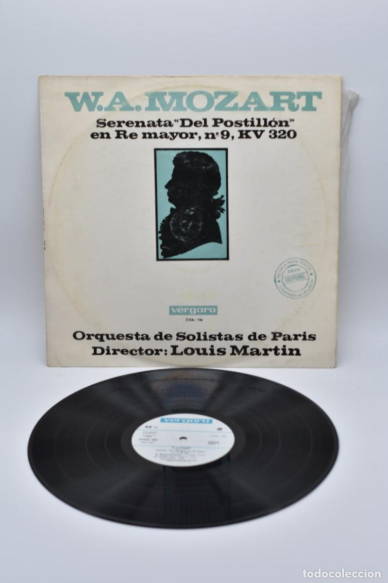 Discos de vinilo: W.A. Mozart Serenata &rdquo; Del postill&oacute;n&rdquo; / Vergara - Foto 1
