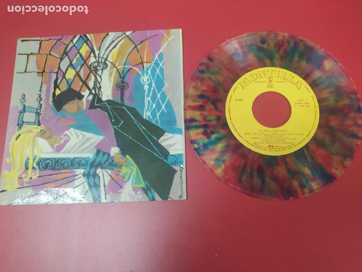 Discos de vinilo: SINGLE DISCO VINILO MARISOL EN LA BELLA DURMIENTE DEL BOSQUE - Foto 2