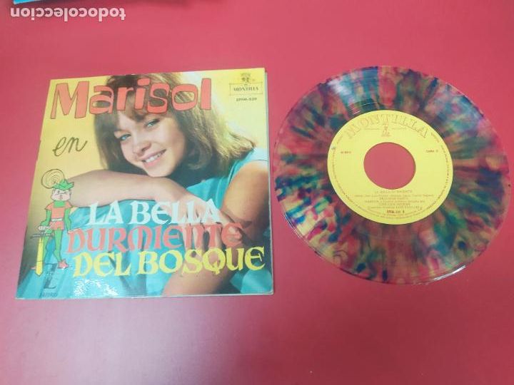 Discos de vinilo: SINGLE DISCO VINILO MARISOL EN LA BELLA DURMIENTE DEL BOSQUE - Foto 1