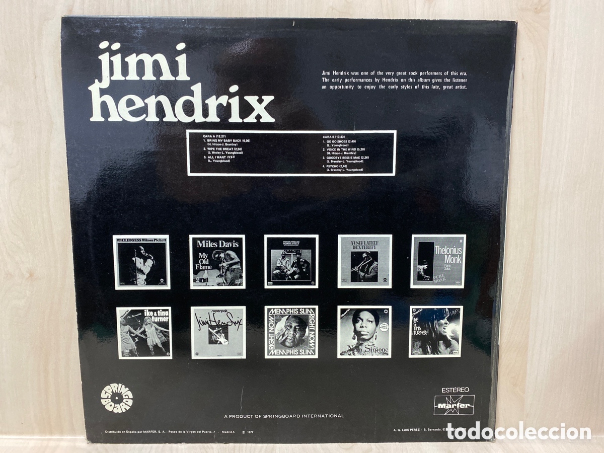 Discos de vinilo: Jimi Hendrix - Jimi Hendrix (LP, Comp) - Foto 2