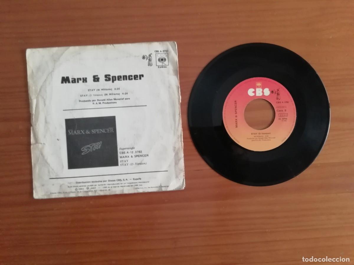 Discos de vinilo: MARK & SPENCER STAY MAXI VINILO-1983- SIN COMPROBAR - Foto 2