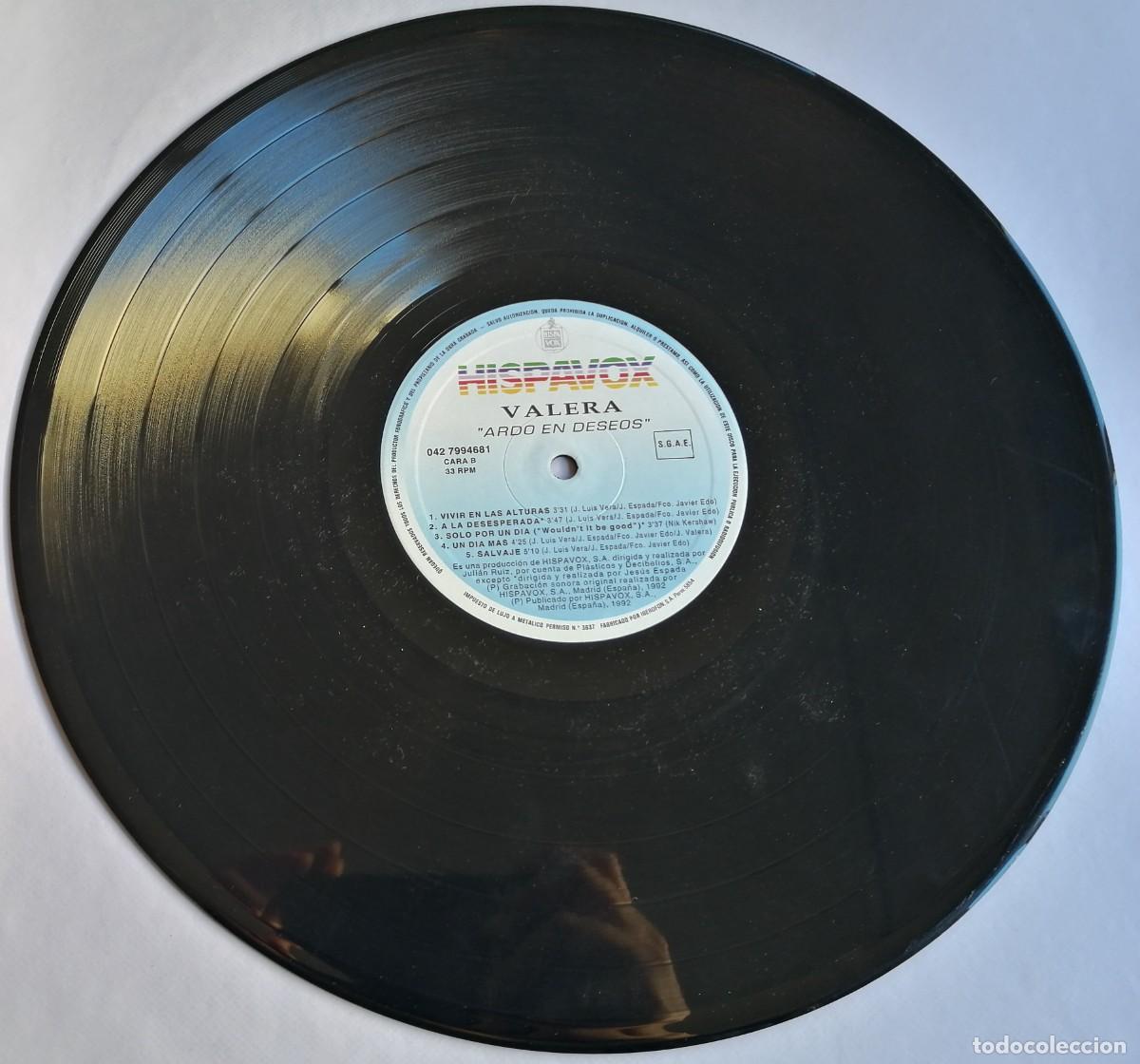 Discos de vinilo: Valera, Ardo En Deseos, Hispavox 042 7994681 - Foto 3