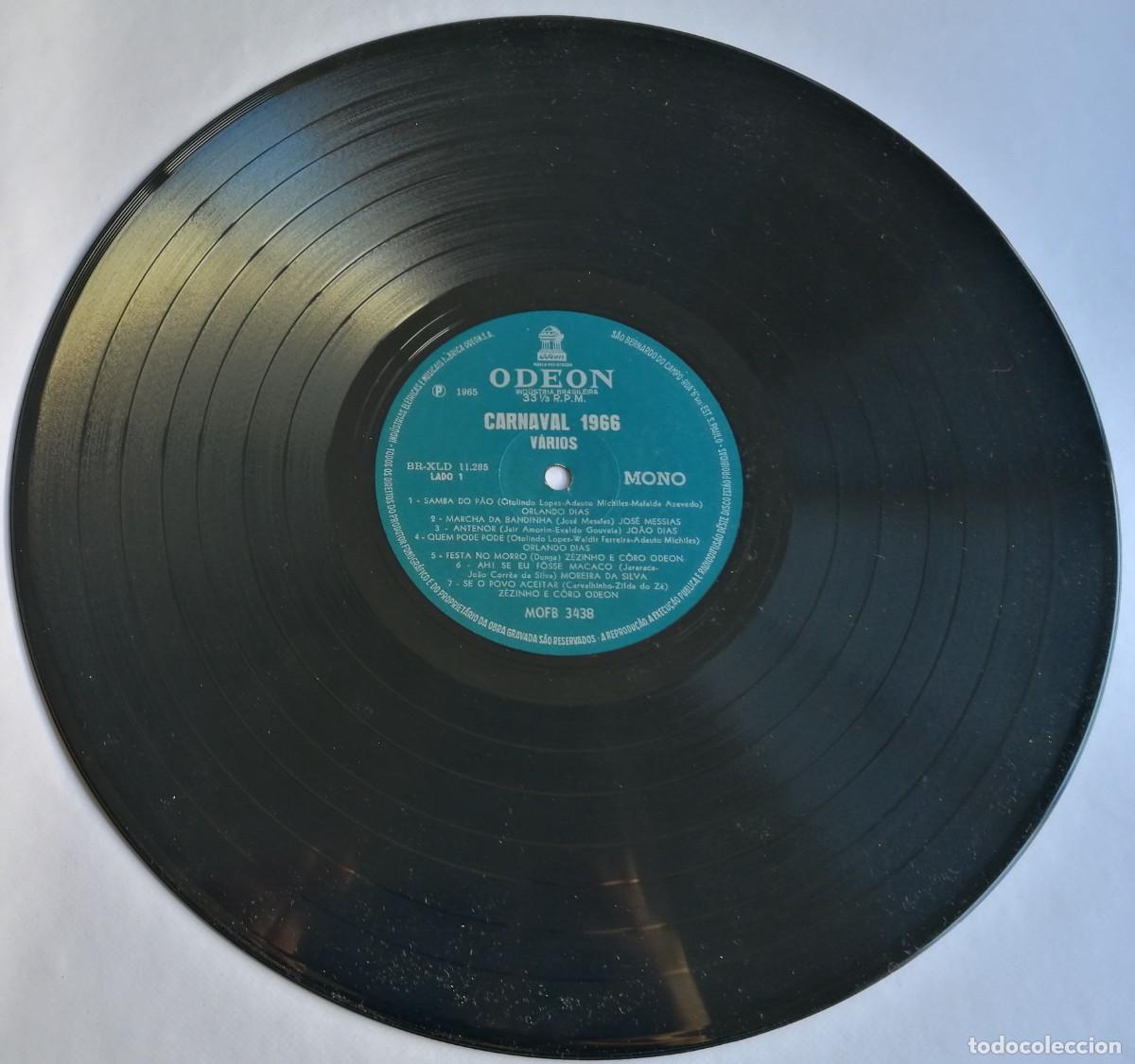 Discos de vinilo: Carnaval 1966, Odeon MOFB 3438, BRASIL - Foto 3