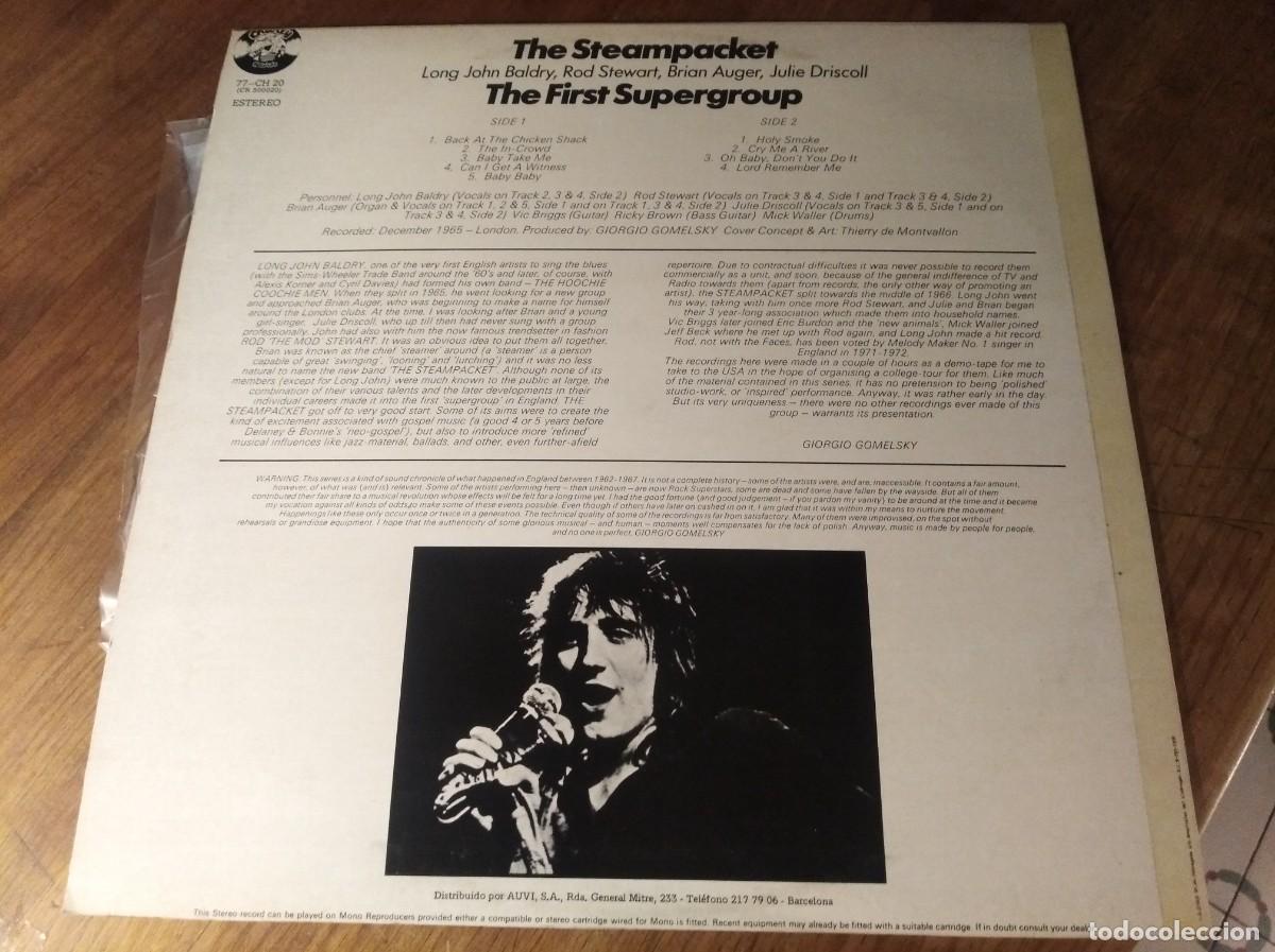 Discos de vinilo: THE STEAMPACKET - The First Supergroup ****** LP ESPA&Ntilde;OL CHARLY 1978 IMPECABLE - Foto 2