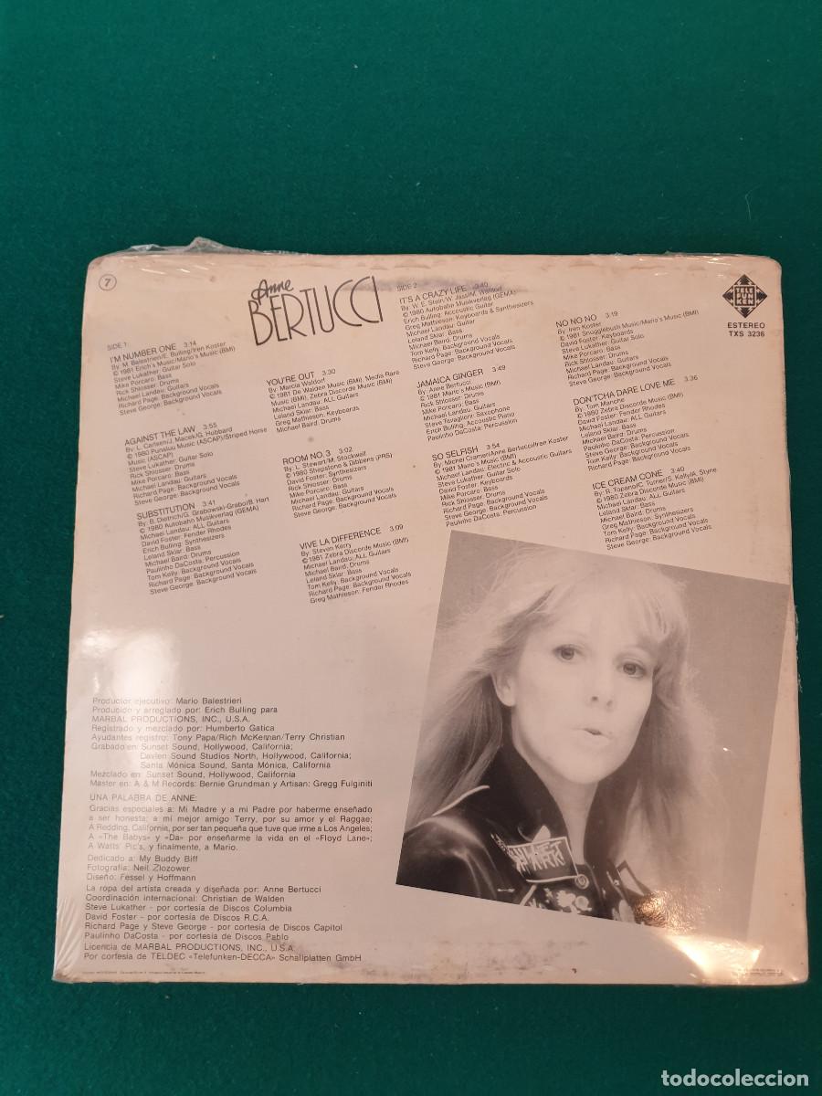 Discos de vinilo: Anne Bertucci &lrm;&ndash; Im Number One - Foto 2