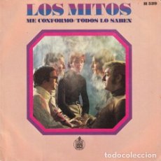 Discos de vinilo: LOS MITOS - ME CONFORMO - SINGLE DE VINILO CS - 5