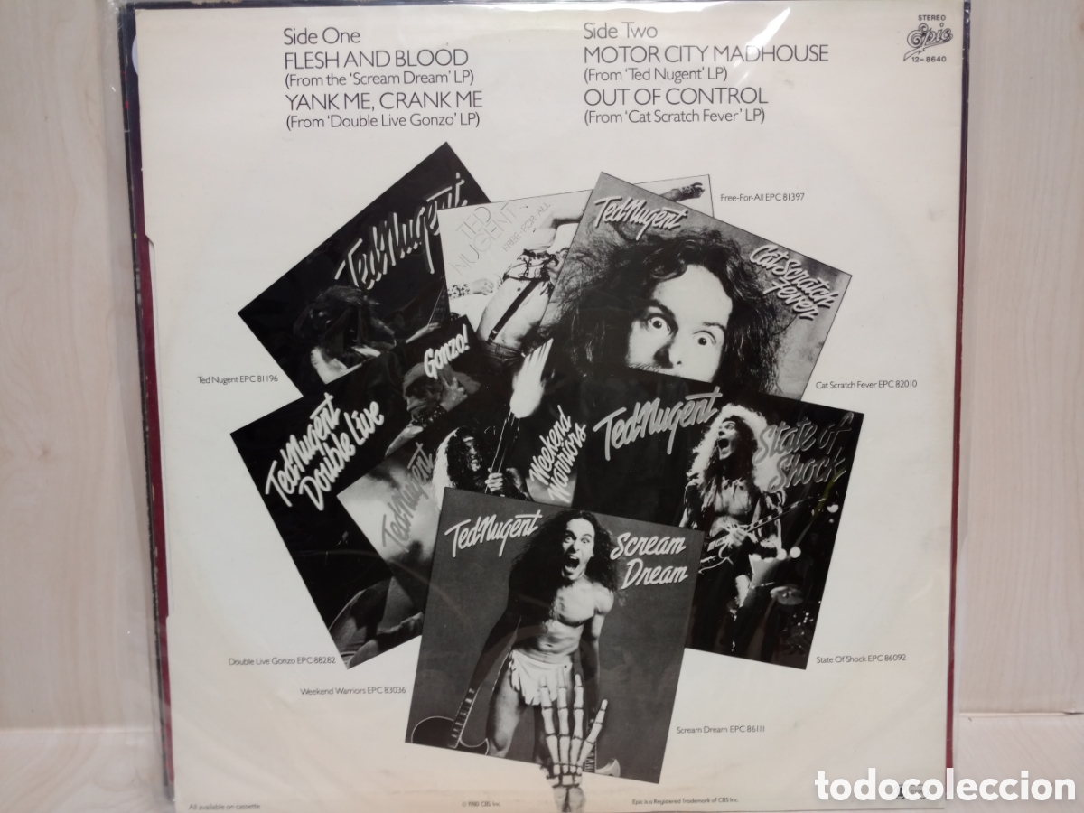 Discos de vinilo: Ted Nugent - Fourth Degree Burns (12&rdquo;, Maxi) - Foto 2