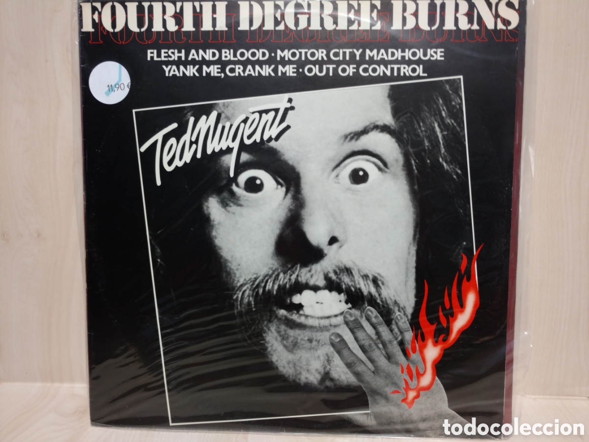 Discos de vinilo: Ted Nugent - Fourth Degree Burns (12&rdquo;, Maxi) - Foto 1