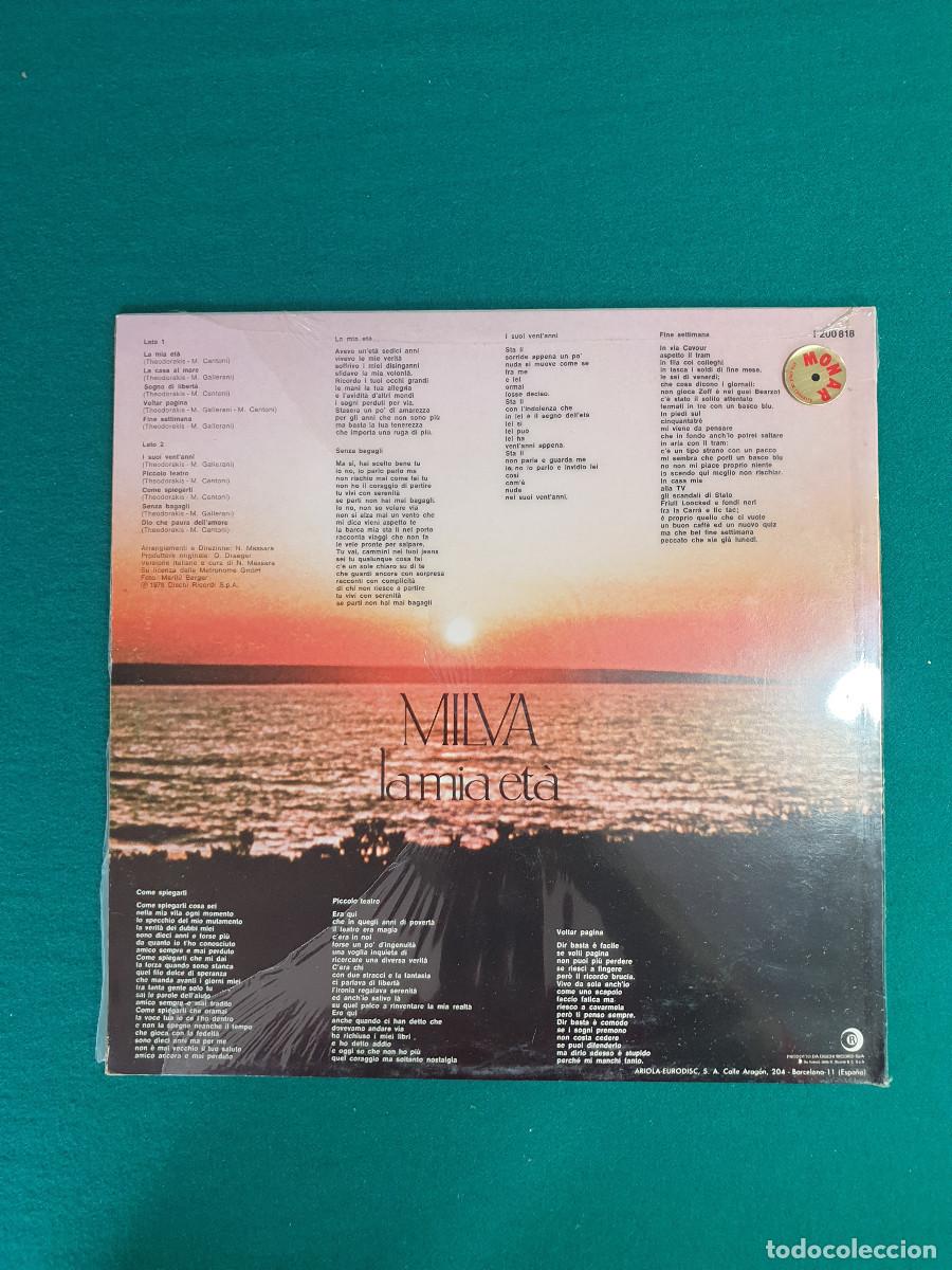 Discos de vinilo: Milva &ndash; La Mia Et&agrave; 200818 - Foto 2
