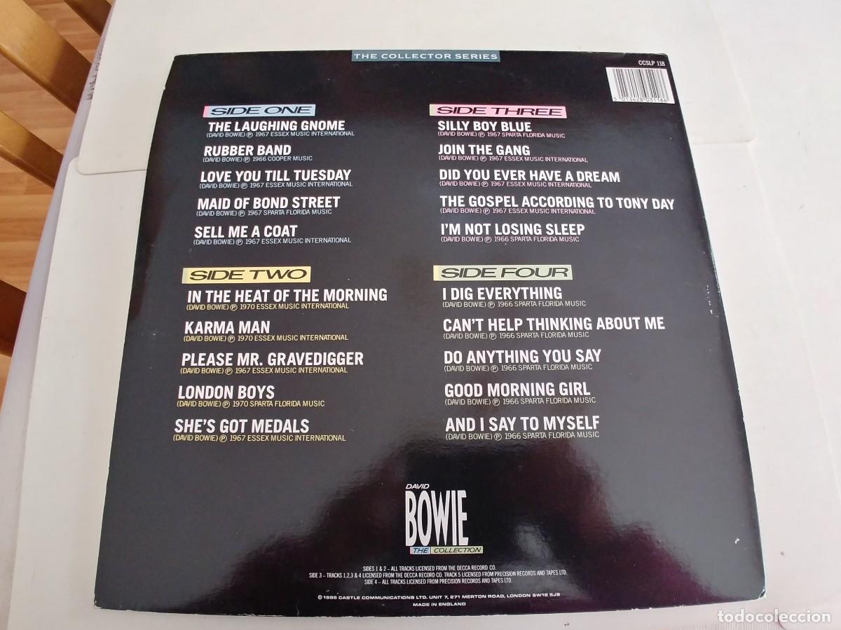Discos de vinilo: DAVID BOWIE-LP DOBLE THE COLLECTION-GATEFOLD NUEVO - Foto 3